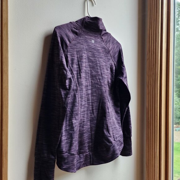 90 Degree By Reflex Purple Mock Neck Pullover Athletic Jersey Size Small - Picture 12 of 16